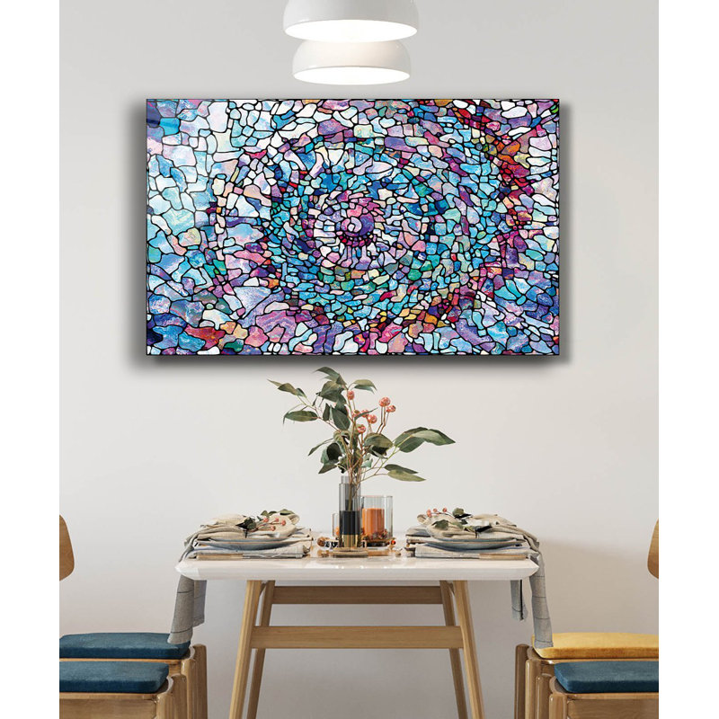 Stunning Decorative Tempered Glass Painting, 23.6 x 35.4 Inches | 100% Tempered Glass, Thickness: 0.16 Inches | Perfect for Home Decor, Modern Aesthetic, and Stylish Wall Art