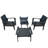 Elegant Relaxation Rattan Set Modern Outdoor Comfort Suitable For Patios