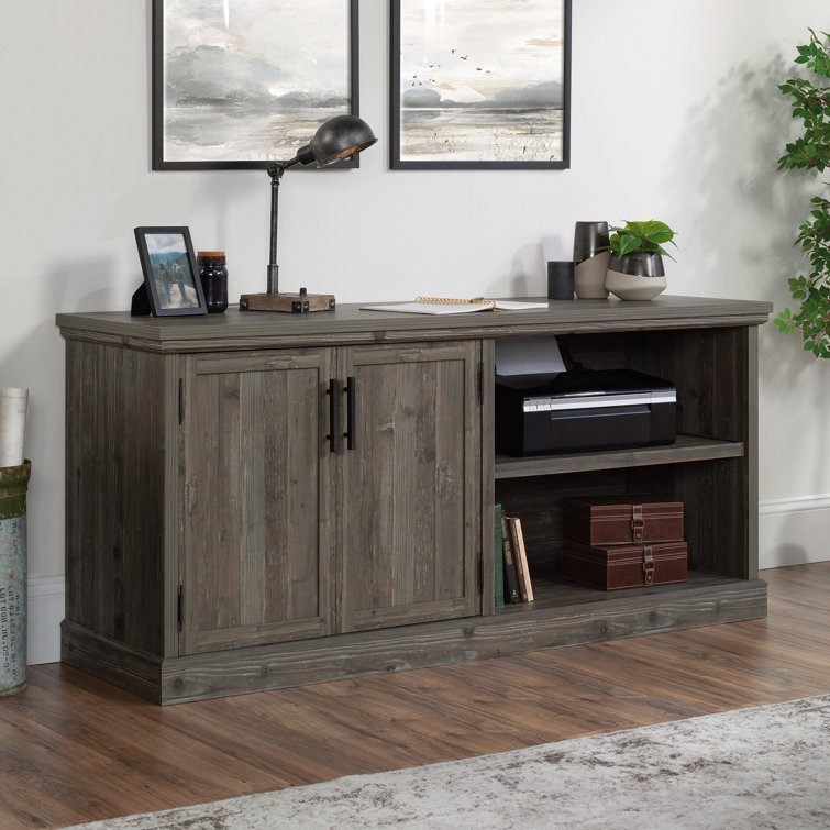 Aspen Post 65.12'' Wide 2 - Shelf Credenza with Cable Management