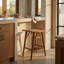 Murphy Stool with Solid Wood Frame