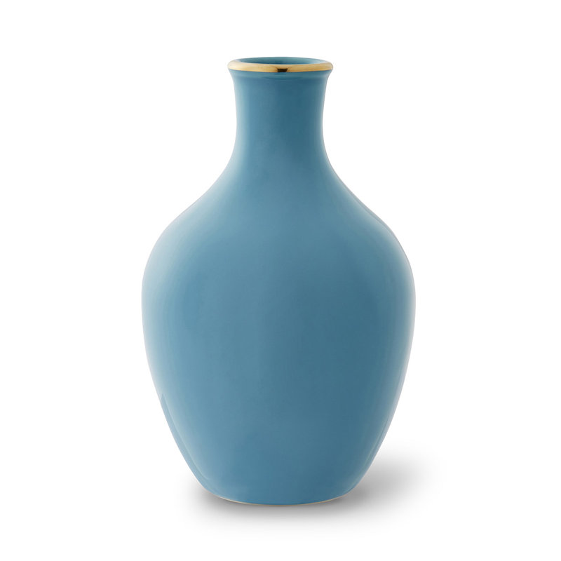 Vase 6 "en turquoise, Turquoise