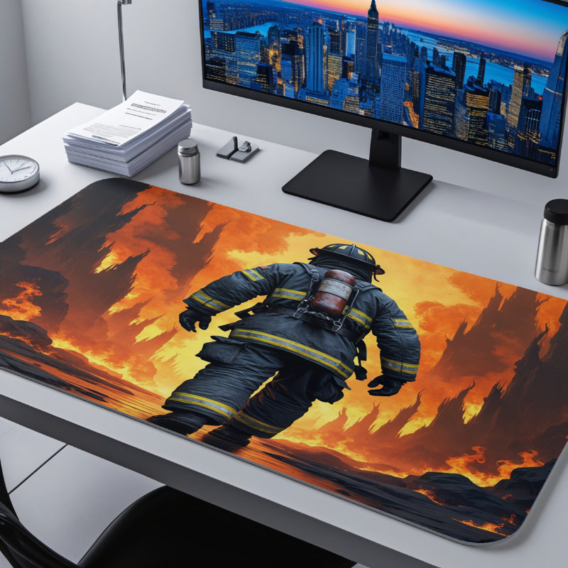 Polyester Desk Pad, 31.5x15.5