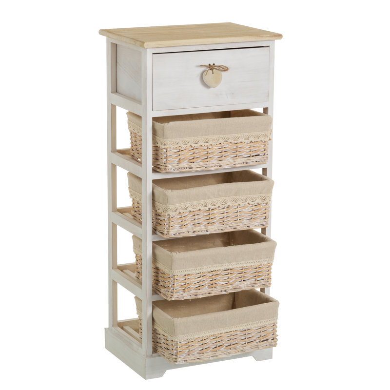 Pringle Solid Wood 40cm W 5 - Drawer Chest of Drawers