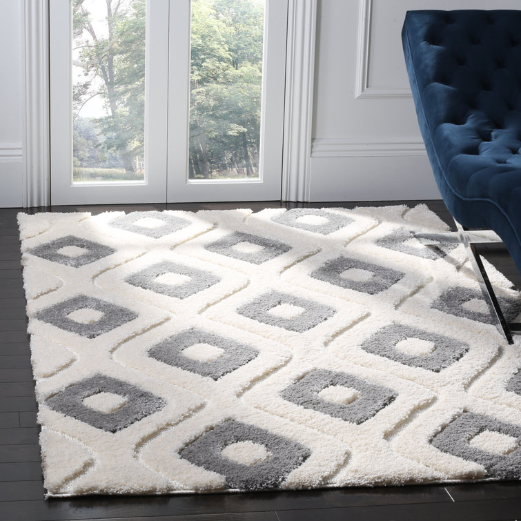 Ashburnham Olympia Shag Performance Geometric Rug