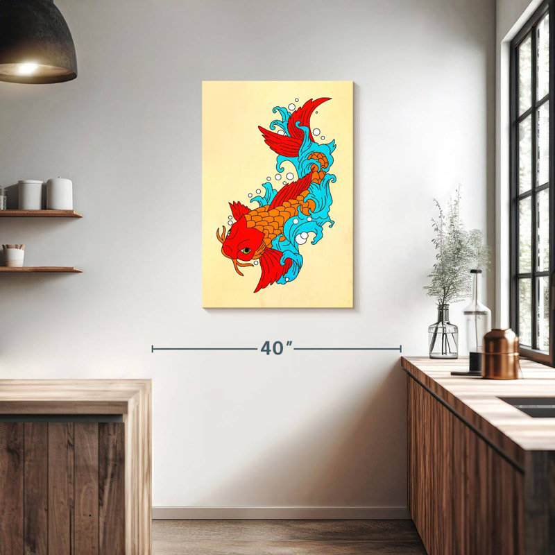 Brampt Koi Fish II, 36" H x 24" W