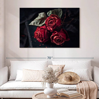Hitzel roses rouges séchées