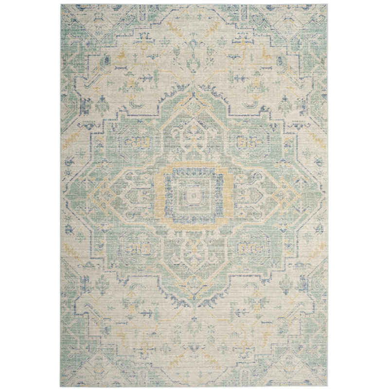 Tapis gris clair Chauncey, Rectangle 5 pi x 7 pi