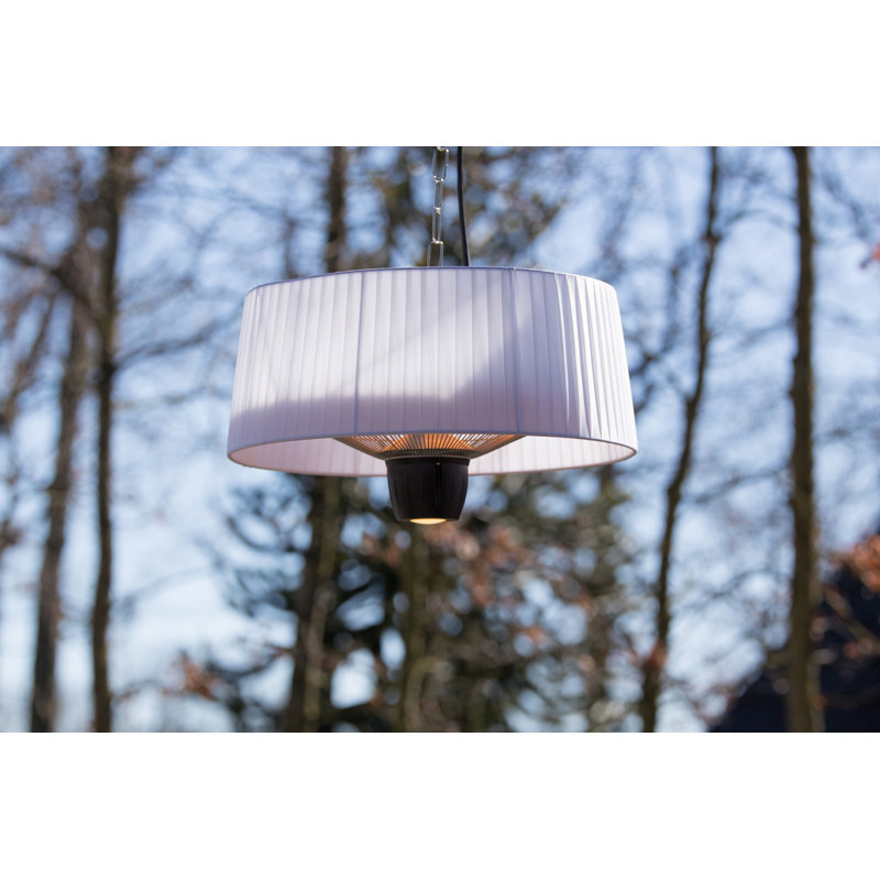 Artix Electric Hanging Patio Heater, White
