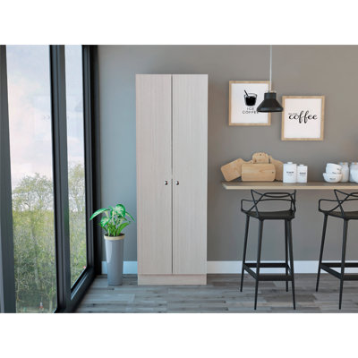 Plymouth 71-inch Multistorage Kitchen Cabinet with 5 Shelves by Wade Logan