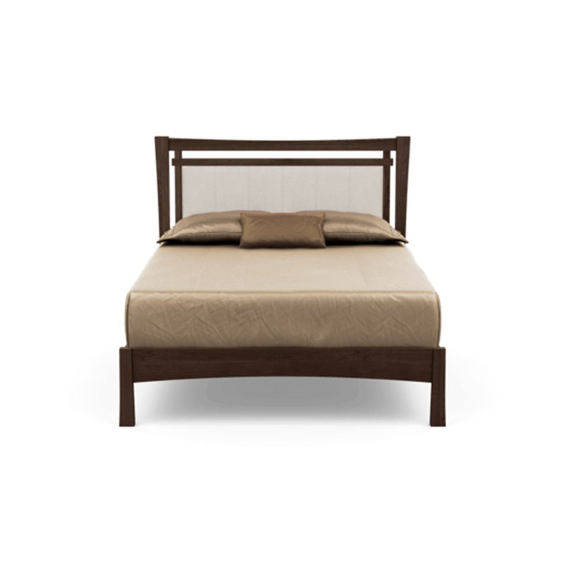 Monterey Upholstered Bed, California King, Smoke Cherry, Ebony