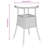 Tynell Patio Dining Set with Round Table , Cushions Included-635135334-635135330