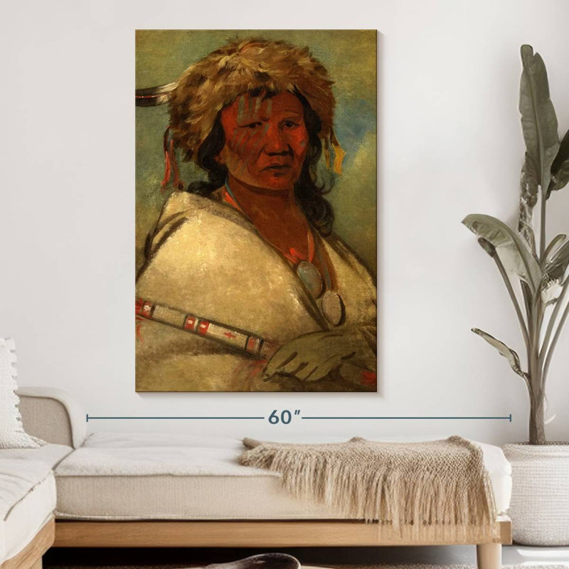 Hero - A Chief, 51" H x 34" W
