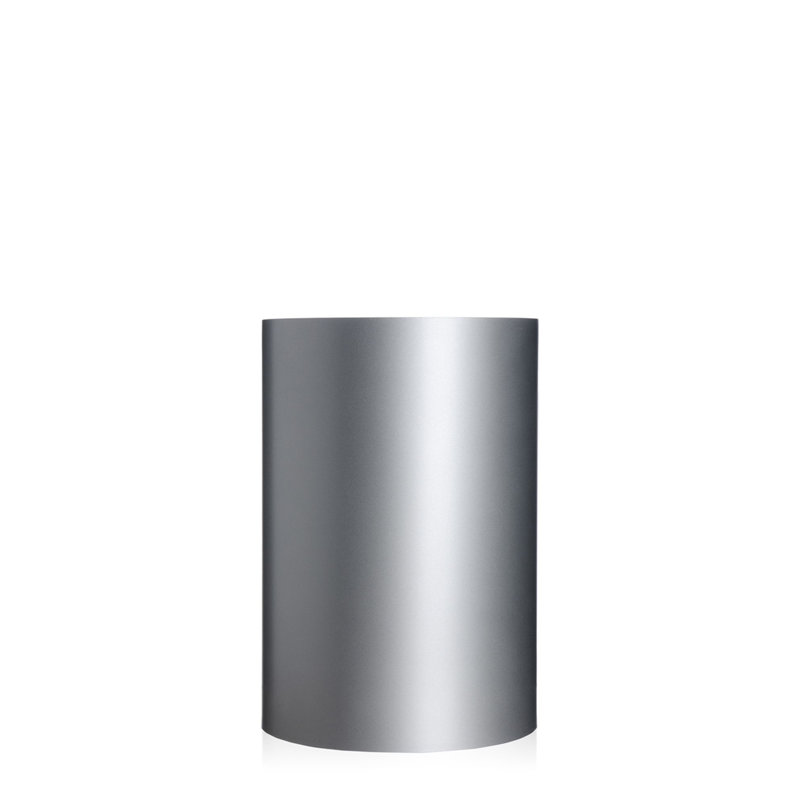 4.9 Gallons Waste Bin, Matte Silver
