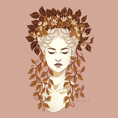 Jardinière «Autumn» par Serena Archetti - reproduction