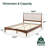 Rashay Mid-Century Modern Solid Wood Spindle Platform Bed-59362486