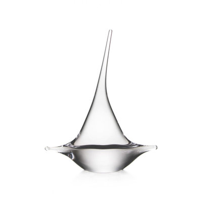 Handmade Glass Sailboat Figurine