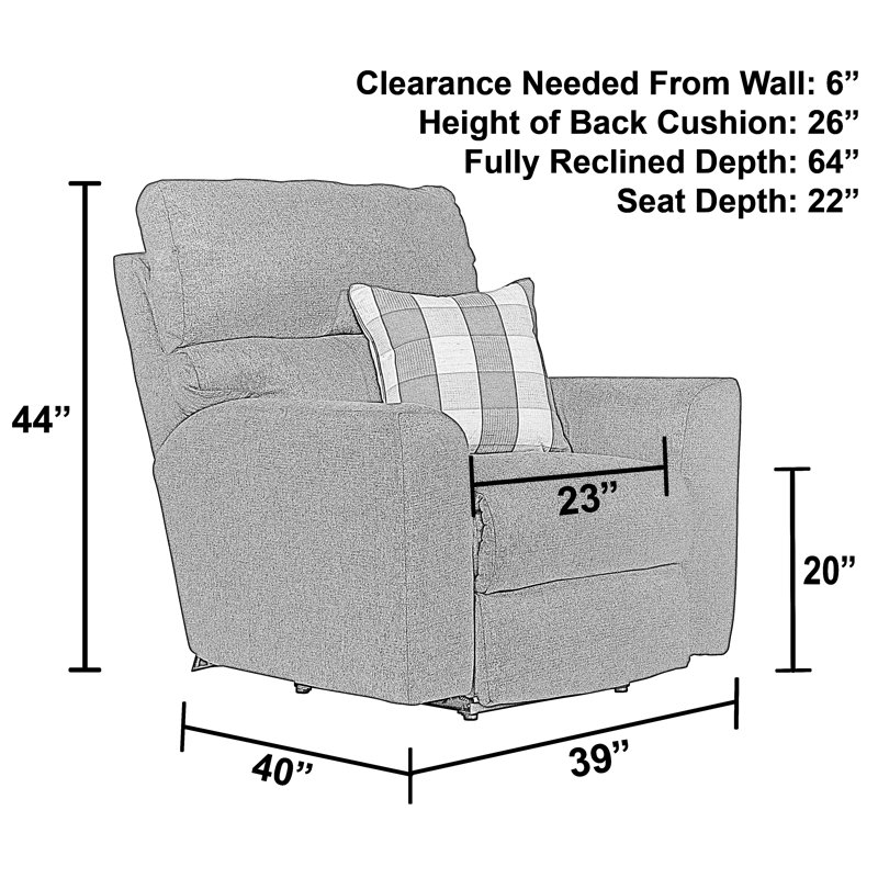 Kevana Power Recliner with Power Adjustable Headrest, Beige