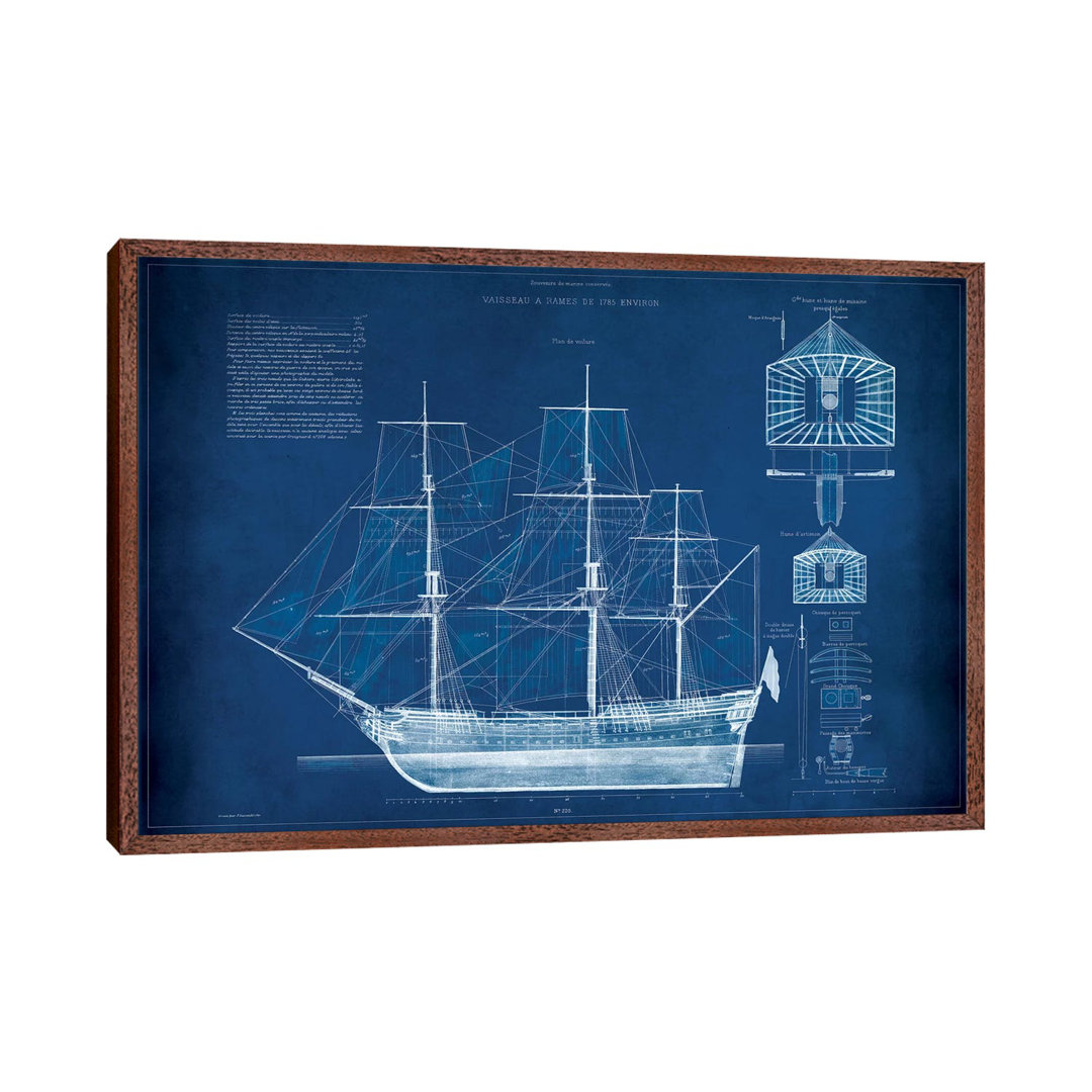 Antique Ship Blueprint IV