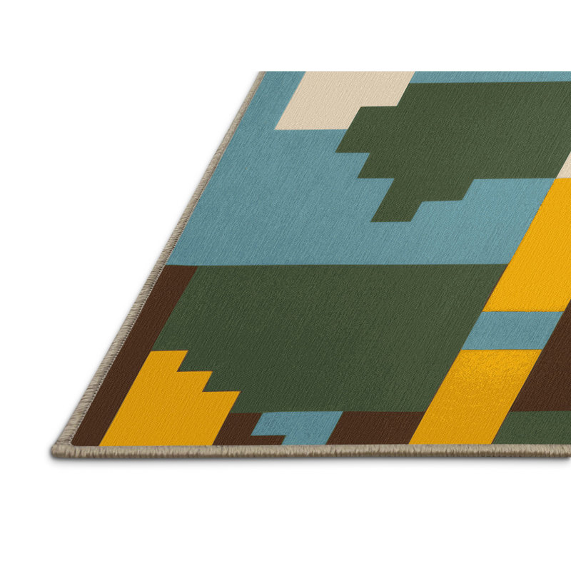 Tapis Blocky Horizons, Rectangulaire 2 pi x 3 pi
