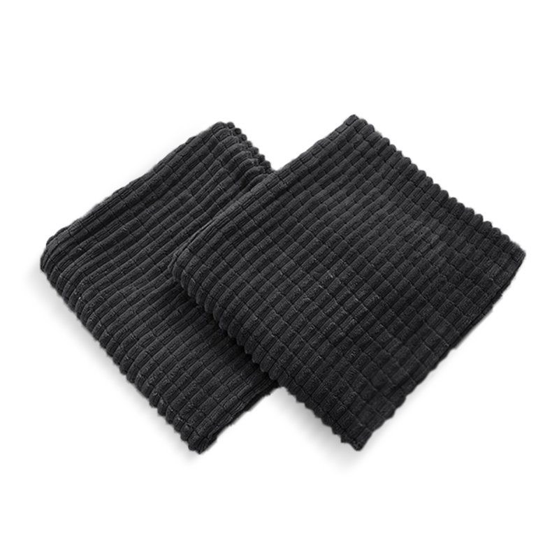 Kenley Citronella Square Cushion Cover, 41cm H x 41cm W x 1cm D, Dark Grey
