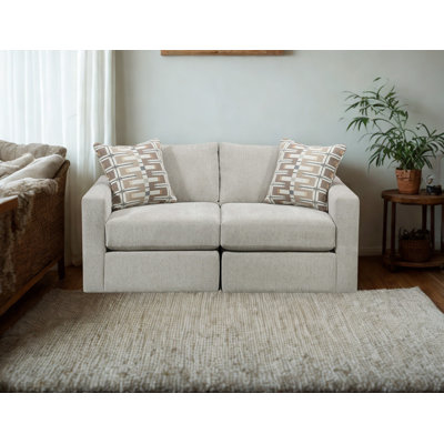 Nolte 2-piece Modular Loveseat With Ottomans