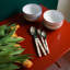 Bistrot Solid 5 - Piece Stainless Steel Flatware Set - Service for 1-1511118384