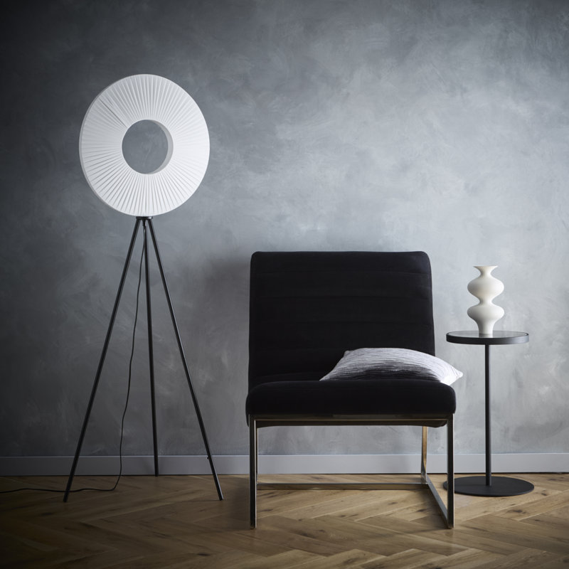 Curwensville 150cm Powder Coated LED Tripod Floor Lamp