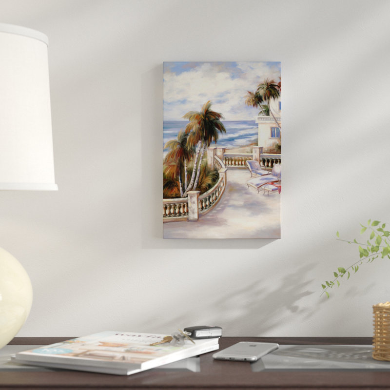 « tropical xvi », impression sur toile, H 26 po x l 18 po x P 1,5 po, Toile tendue, Pas de tapis