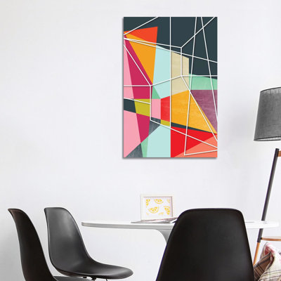 Colour Block V by Susana Paz - Wrapped Canvas Print