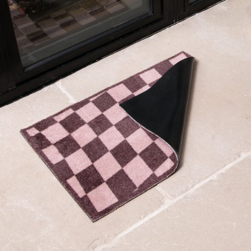 Non-Slip Geometric Doormat, 60x40cm
