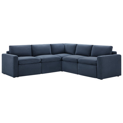 Lana 5 - Piece Upholstered Power Reclining Modular Sectional