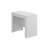 Console Table Compton With Multipurpose Extensions 51/237X90H78 Cm, Glossy White