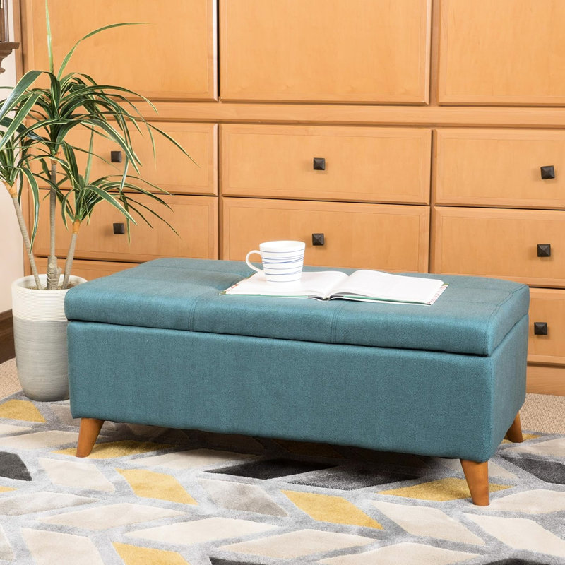 Rangement à finition en tissu sarcelle - Rehaussez votre espace intérieur pour maximiser l'espace, Sarcelle