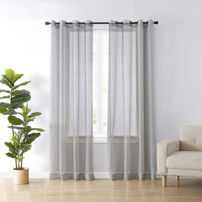Harmincourt Sheer Curtain Single Panel