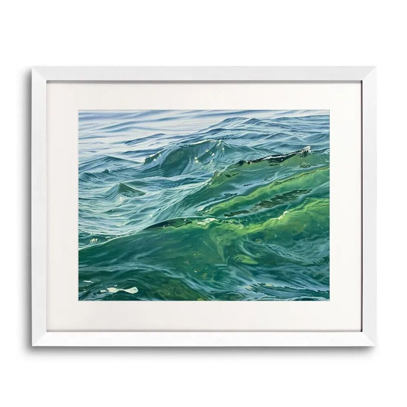 Shine par Debbie Daniels - photographie encadrée, Papier avec cadre unique blanc, Blanc, H 18 po x l 22 po x P 1,25 po