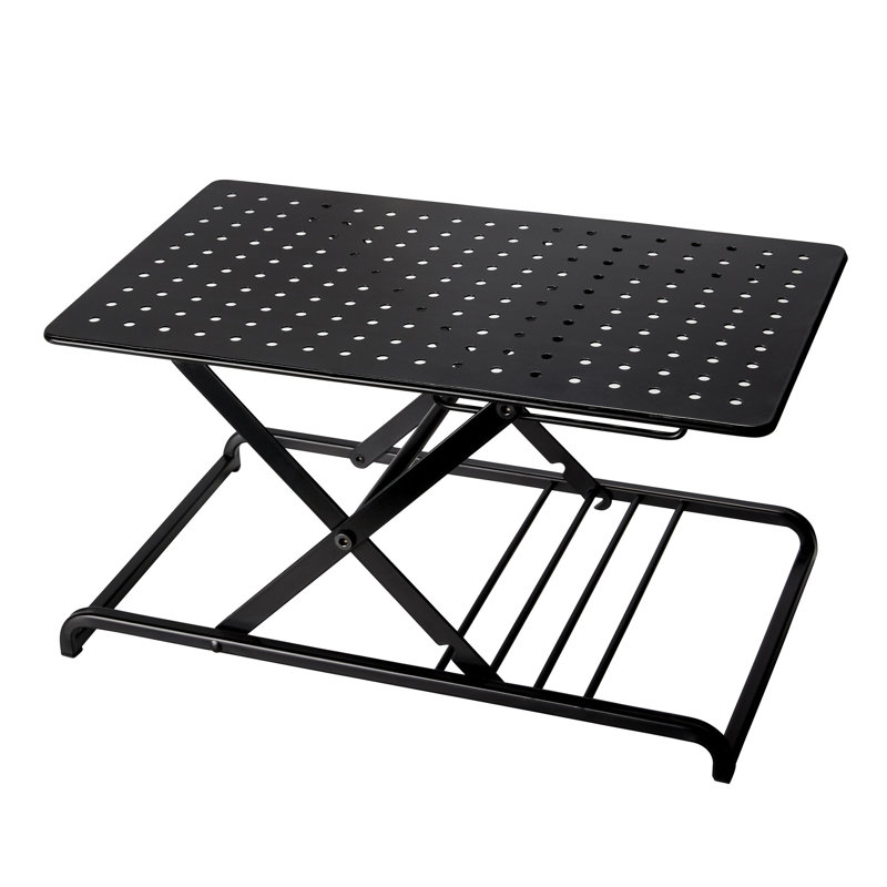 Support pour ordinateur portable réglable en métal Artesa, noir