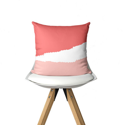 Housse de coussin d'intérieur Cora Abstract Coral