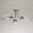 3-Light Dimmable Semi-Flush Mount Lighting