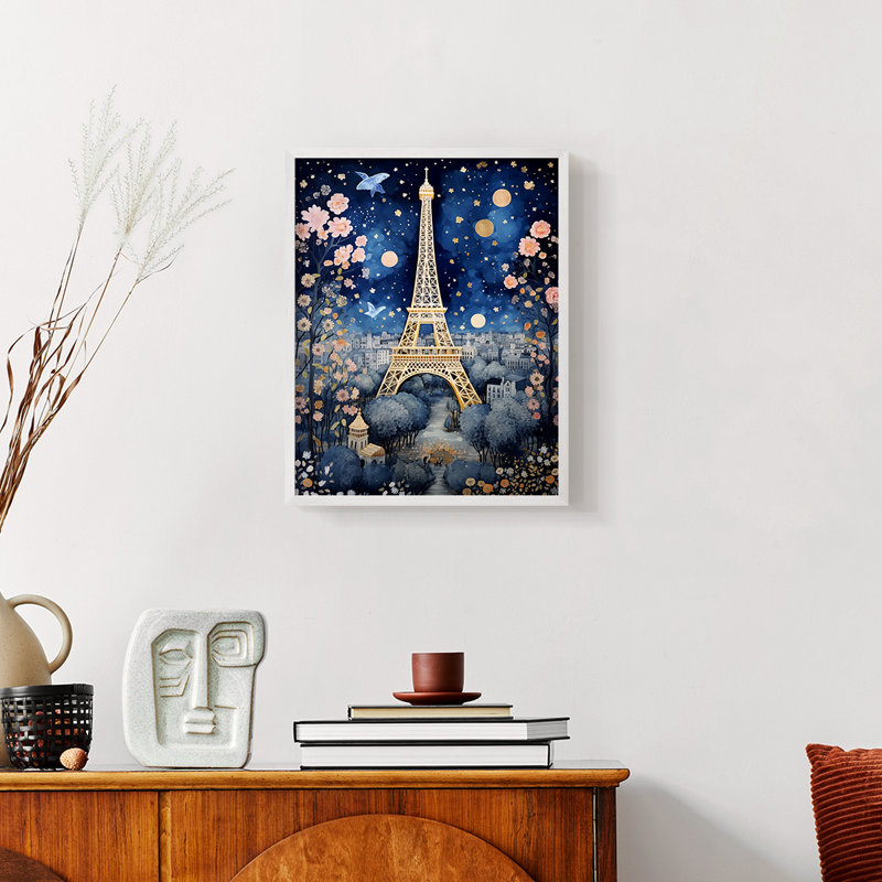 Paysages de la série CCCCXII - reproduction encadrée de qualité supérieure - prête à être accrochée - aucun clou requis