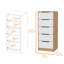 Commode 5 tiroirs, commode verticale-1804786260