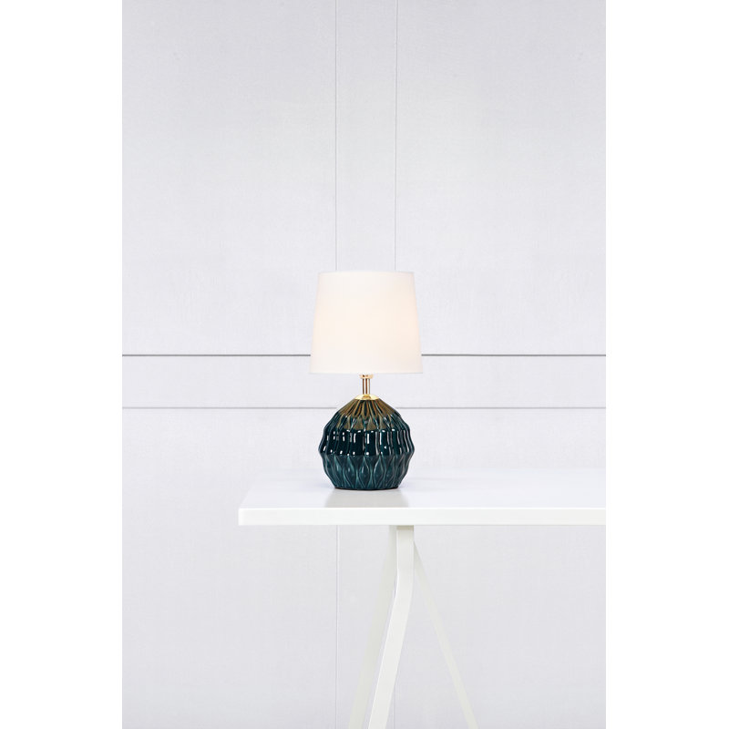 Savannah Ceramic Lamp, Green