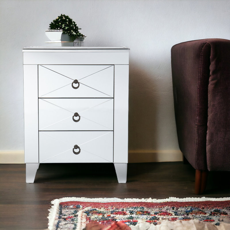 Table de bout avec rangement Evelinda
