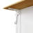Kitchen Island With 5 Open Side Racks, Drop Leaf And Power Outlet-806315653