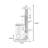 5 Tiers Cat Tree with Condons,Perch,Scratching Posts