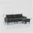 Convertible Combination Sofa Sofa L-Shaped Sofa with Storage Cabinet Footstool