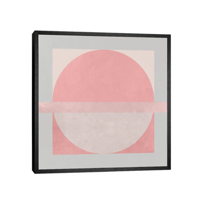 Abstract Rose Square III by Helo Moraes - Gallery-Wrapped Canvas Giclée on Canvas
