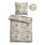 Biberna Feinbiber Bettwäsche 0007245 WASCHBAER Cotton Duvet Cover with Pillow Shams