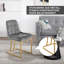 Aunna 49cm H Velvet Upholstered Metal Upholstered Back Cantilever Chair-35588227-11042582