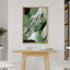 «Green Modern Rustic Abstract Room Decor», impression sur toile encadrée-109881762-109881763