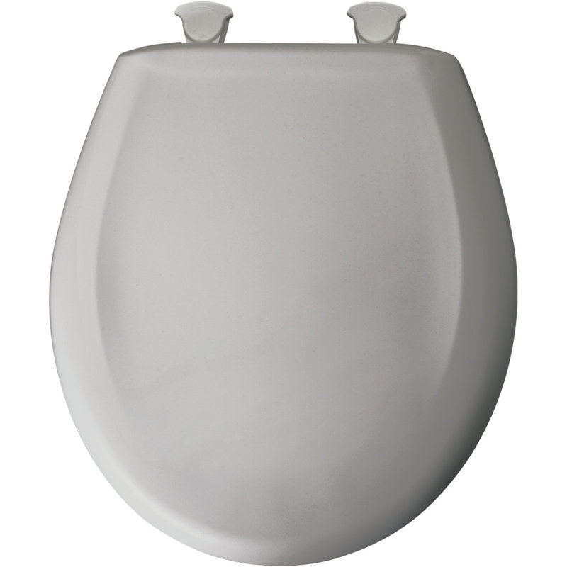 Siège de toilette rond, Argent